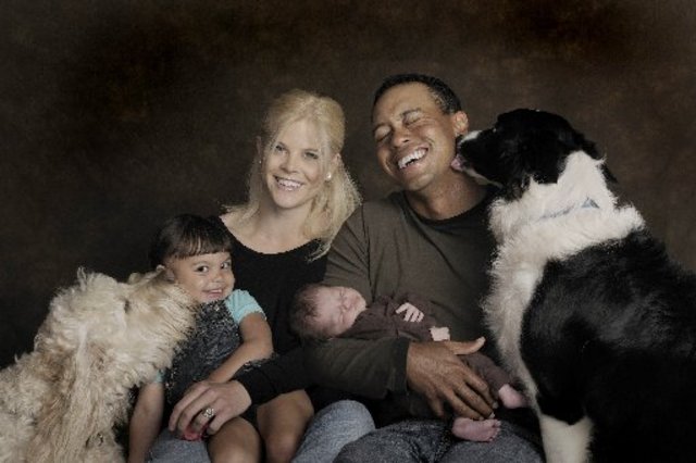 Woods family welcomes second child