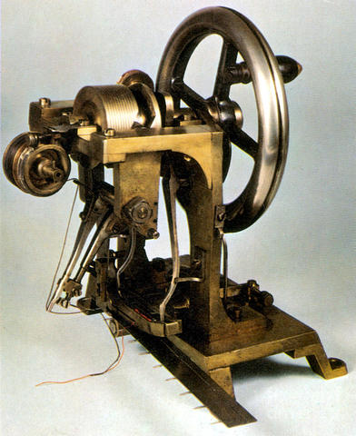 Elias Howe invents the sewing machine