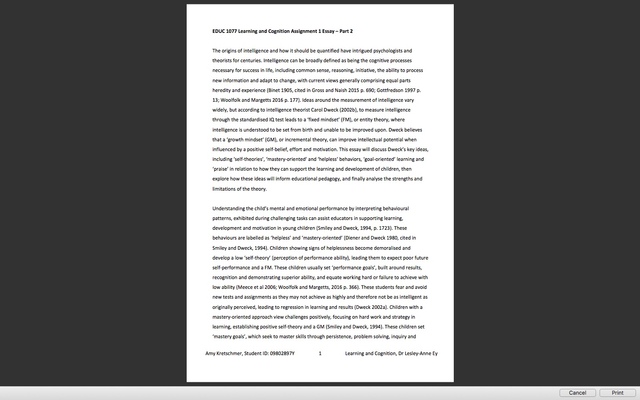 Academic writing - Growth mindset