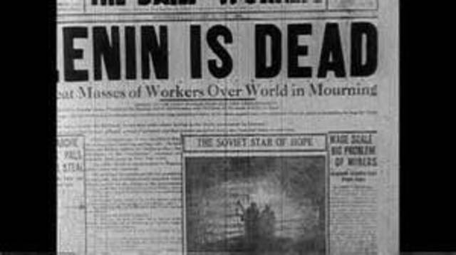 Lenin died