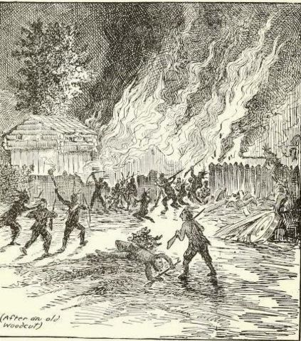 French destroys Miami Village