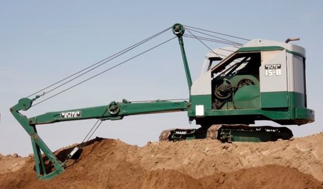 bucyrus-erie 15b backhoe/crane