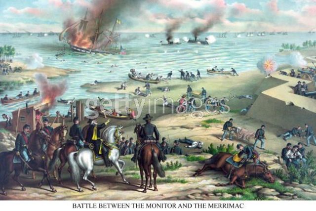 Ironclad Ships Battle