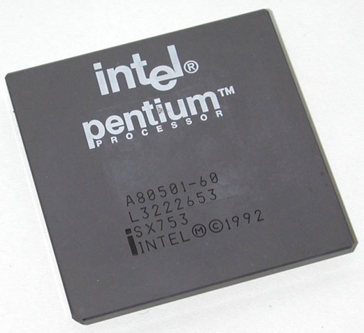 Aparece el primer procesador Pentium