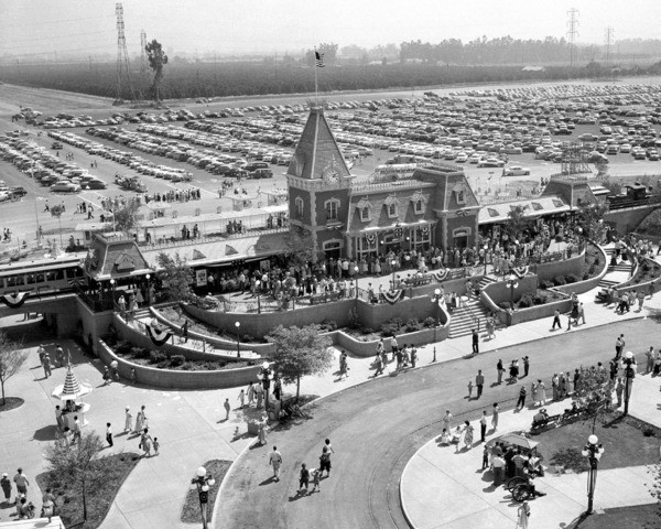Disneyland opens