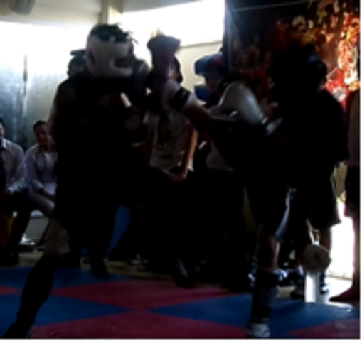 In the internal kickboxing tournament