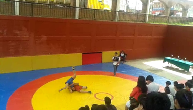 In the wrestling tournament