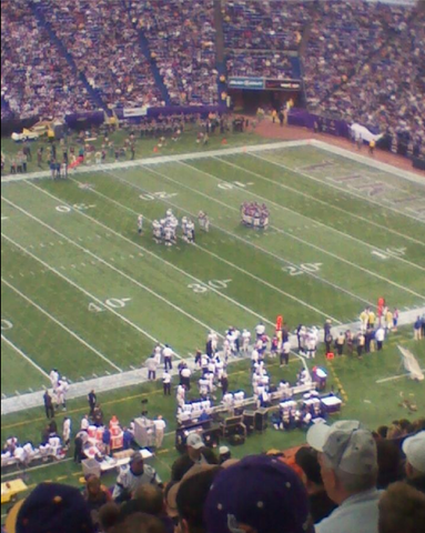my first Oakland Raiders football game