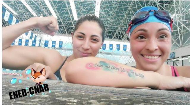 We continue Swimming