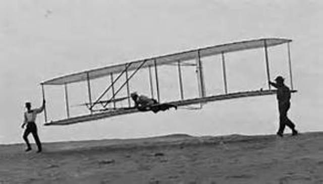 Wright brothers make the first controlled, sustained flight