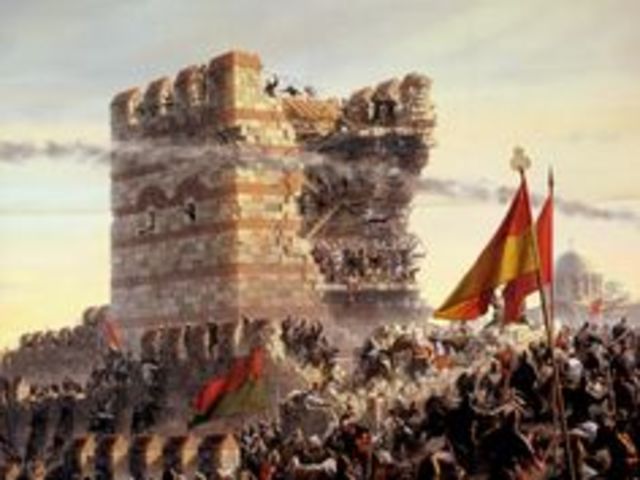 Constantinople falls to Muslim Turks