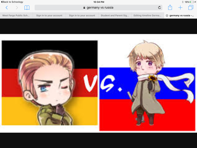 German declarer war on russia