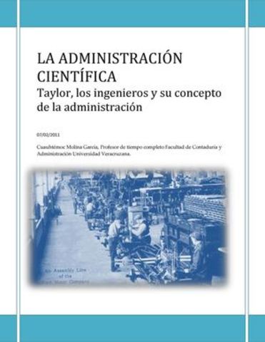Libro De Taylor "Principios de la administración científica"