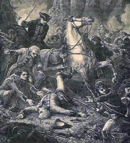 Braddock led his army into one of the worst defeats in forntier history