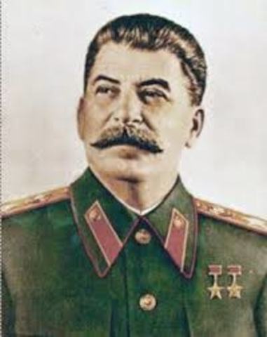 Joseph Stalin becomes leader of Russia