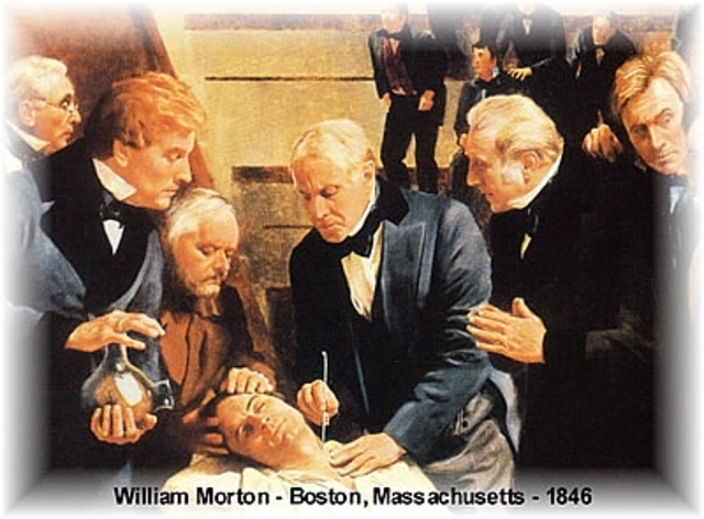 Crawford Williamson Long 1842 Anestesia