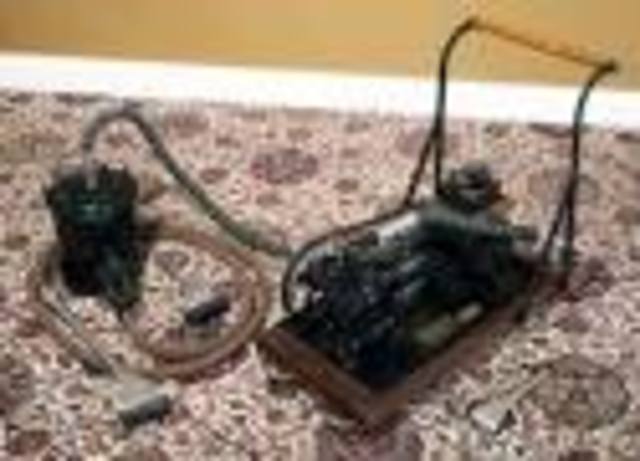 Hubert Booth, Aspiradora y Lavadora, 1901.