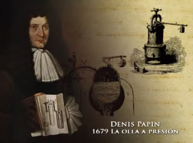 Denis Papin 1679 La Olla de Presión