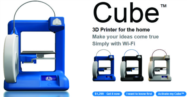 Las primeras impresoras 3D disponibles para uso doméstico