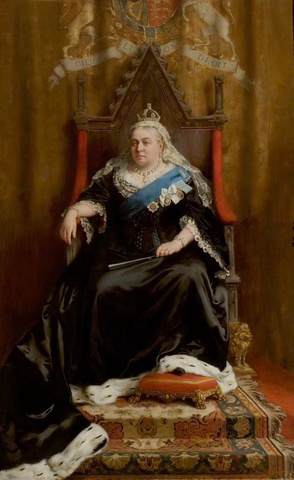 Queen Victoria was given the title Empress of India by the British Parliament