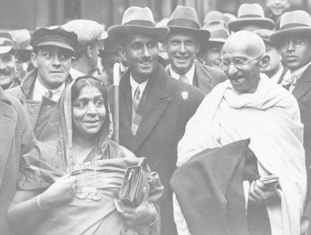 Mohandas Gandhi became the leader of the Indian independence movement and the Indian National Congress