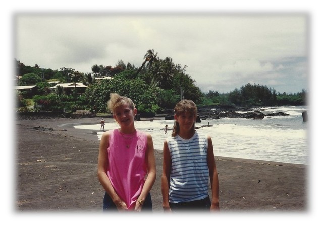 Black Sand Beach in Hawaii