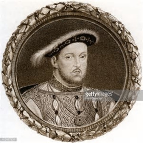 The church of England after the middle ages with Henry VIII and his daughter