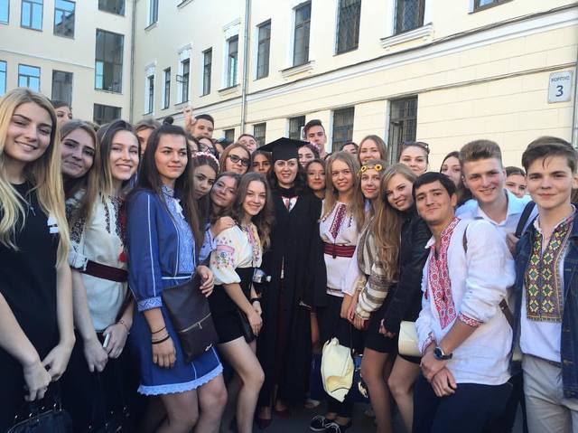 Going to the National university of Kiev-Mohyla Academy.