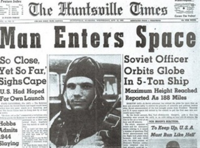 El primer hombre en el espacio Yuri Gagarin