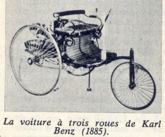 1ère voiture à trois roues : le "Tricycle Teo"