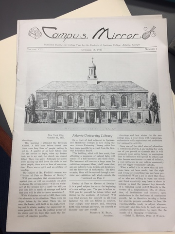 October 15th issue of the Campus Mirror (Vol. 8, No. 1)