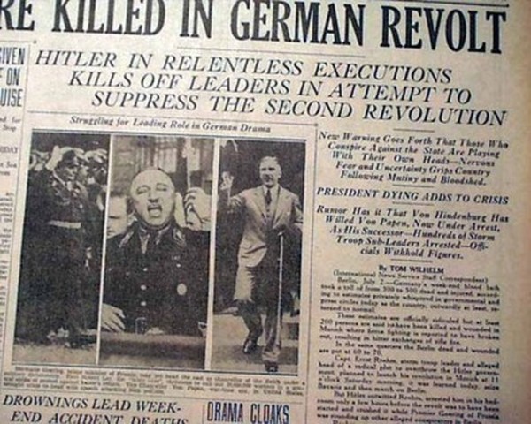 The night of the long knives (Rohm Purge)