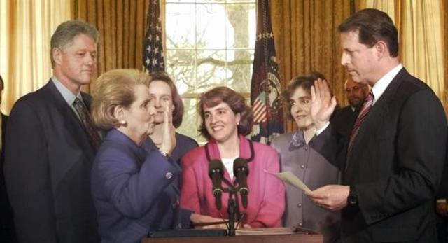 Bill Clinton—Appoints Madeline Albright