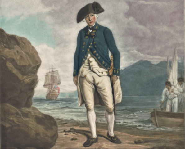 Captain Arthur Phillip coming