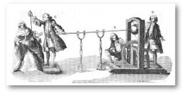 1729 descubrimiento de la electricidad transmitida