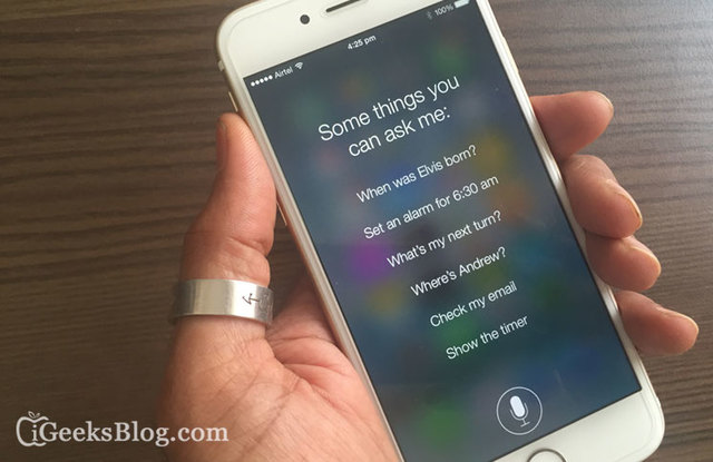 Siri is Featured on IPhone 4