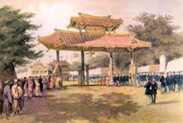 Commodore Perry opens Japan-economic