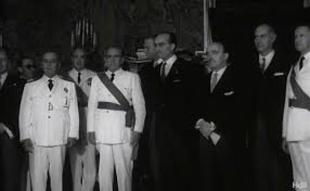 Entrada en el gobierno de los tecnócratas del Opus Dei