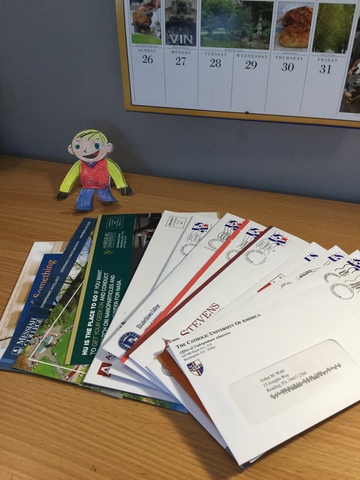 Ouvrir lettres de université.