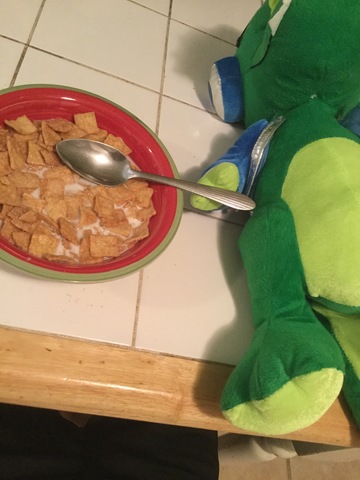 Fulano mange ses céréales