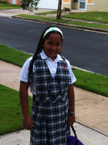 Primer día en la escuela