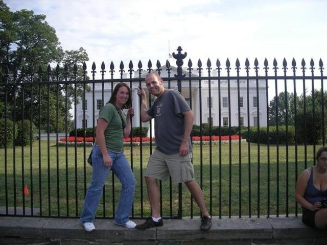 Headed to the Presiden't house!