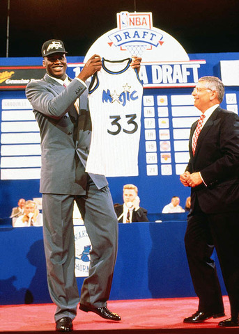 Shaq got drafted into the NBA