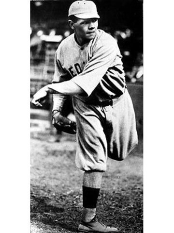 Babe Ruth makes his major league debut