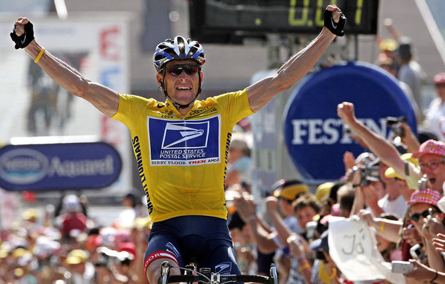 Lance Armstrong Wins Tour De France