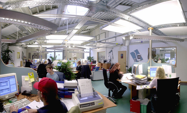 The first call centers in Treppendorf