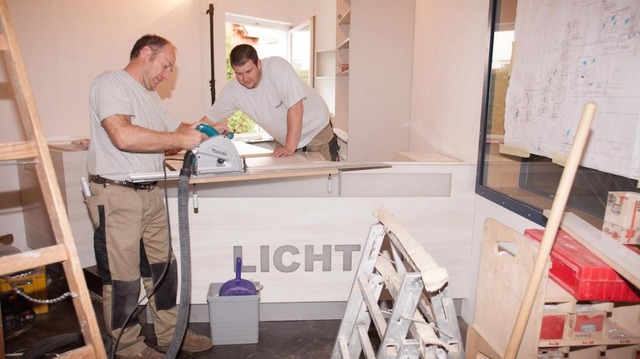 Large-scale shop renovation