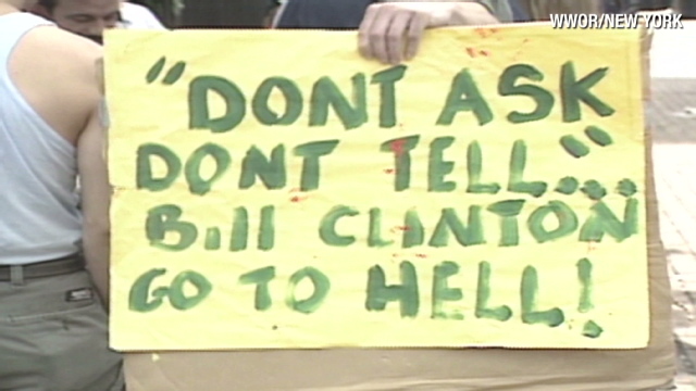 "Don't ask, don't tell" policy created