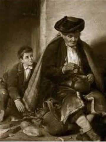 Presentación y nacimiento de Lazarillo