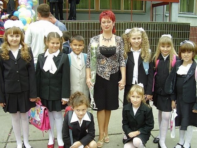 Я пішла в перший клас